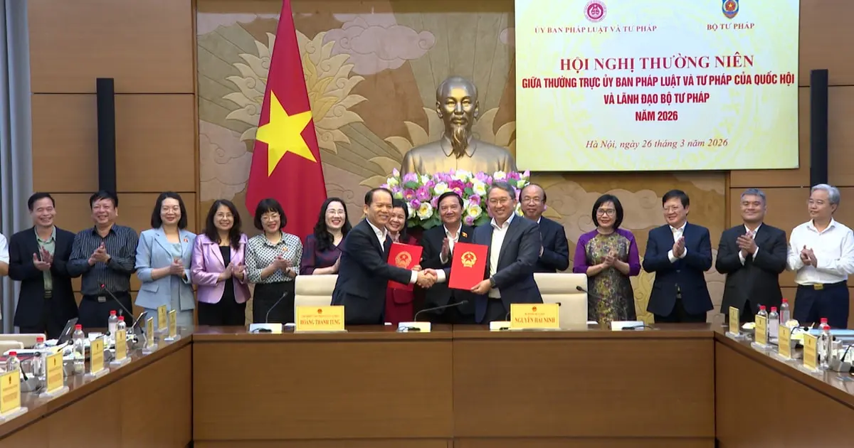 Nâng cao hiệu quả công tác phối hợp giữa Thường trực Ủy ban Pháp luật và Tư pháp của Quốc hội với Bộ Tư pháp